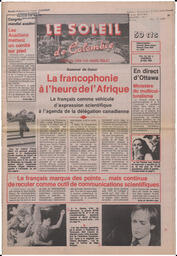 Le Soleil de Colombie, May 26, 1989, page 1