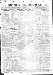 Sidney And Islands Review Thu, May 17, 1923 (Page 1)