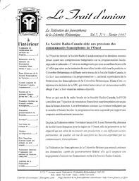   LE TRAIT D'UNION, 1997   , page 1