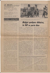 Le Soleil de Vancouver, April 17, 1970, page 2