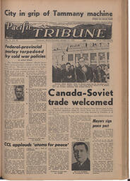   The Pacific Tribune - Friday, October 14, 1955   , page 1