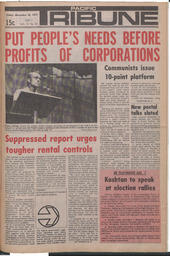   The Pacific Tribune - Friday, November 28, 1975   , page 1