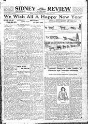 Sidney And Islands Review Wed, December 31, 1924 (Page 1)