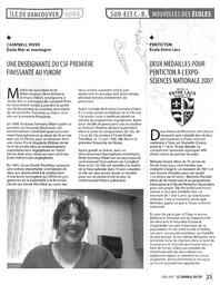   LE JOURNAL DU CSF, 2007   , page 23