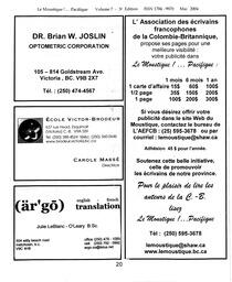   LE MOUSTIQUE PACIFIQUE, 2004   , page 20