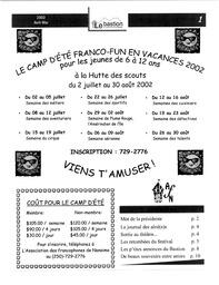   LE BASTION DE NANAIMO, 2002   , page 2