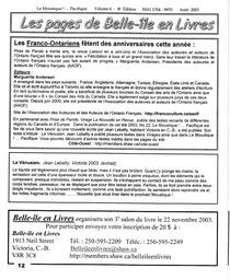   LE MOUSTIQUE PACIFIQUE, 2003   , page 12