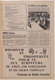 Le Soleil de Vancouver, December 14, 1973, page 9