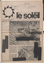 Le Soleil de Vancouver, December 3, 1971, page 1