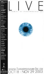 LIVE Biennial of Performance Art Poster