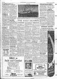 Saanich Peninsula And Gulf Islands Review Wed, January 30, 1952 (Page 6)