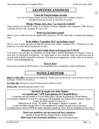   LE FRANCO-LIEN, 2005   , page 4
