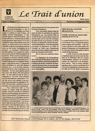   LE TRAIT D'UNION, 1992   , page 1