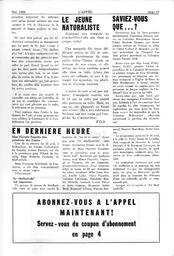   L'APPEL, LE MAGAZINE FRANCO-COLOMBIEN, 1966   , page 15