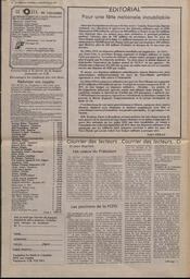Le Soleil de Colombie, June 26, 1981, page 2