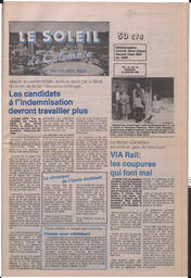 Le Soleil de Colombie, January 19, 1990, page 1