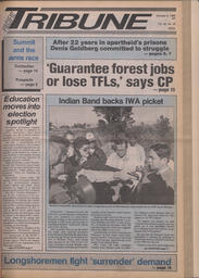   The Pacific Tribune - Wednesday, October 8, 1986   , page 1