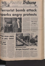   The Pacific Tribune - Friday, August 24, 1973   , page 1