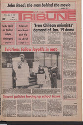  The Pacific Tribune - Friday, January 15, 1982   , page 1