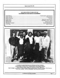   RAPPORT ANNUEL - FFCB, 1991-1992   , page 9
