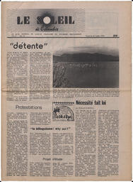 Le Soleil de Colombie, July 16, 1976, page 1
