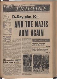   The Pacific Tribune - Friday, June 11, 1954   , page 1