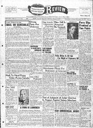 Saanich Peninsula And Gulf Islands Review Wed, February 6, 1957 (Page 1)