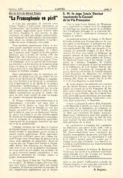   L'APPEL, LE MAGAZINE FRANCO-COLOMBIEN, 1967   , page 5