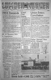   The Western Canadian Lumber Worker, Vol. XXVIII, No. 7, 1st Issue Apr. 1961   , page 1