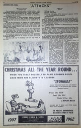   The Western Canadian Lumber Worker, Vol. XXIX, No. 23, 1st Issue Dec. 1962   , page 6