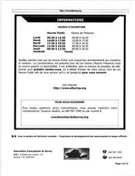   L'ÉCHO DE SURREY, 2005   , page 12
