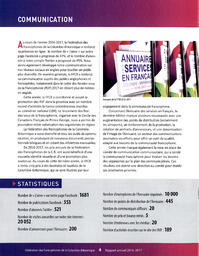   RAPPORT ANNUEL - FFCB, 2016-2017   , page 6