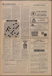 Le Soleil de Vancouver, October 2, 1970, page 11