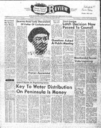 Saanich Peninsula And Gulf Islands Review Wed, March 22, 1967 (Page 1)