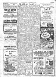 Saanich Peninsula And Gulf Islands Review Thu, December 27, 1951 (Page 3)