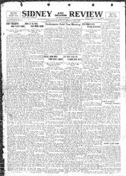 Sidney And Islands Review Thu, April 5, 1923 (Page 1)