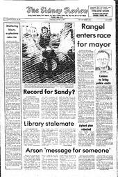 The Sidney Review Wed, October 7, 1981 (Page 1)
