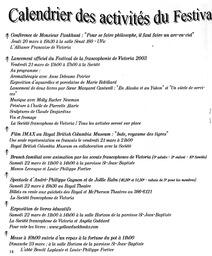   LE RÉVERBÈRE, 2003   , page 14