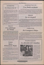 Le Soleil de Colombie, July 24, 1992, page 8