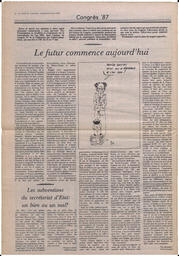 Le Soleil de Colombie, April 24, 1987, page 16