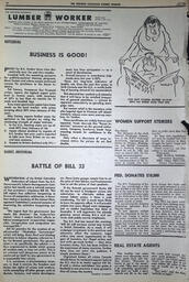   The Western Canadian Lumber Worker, Vol. XXXVI, No. 7, 1st Issue Apr. 1968   , page 12