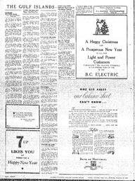 Saanich Peninsula And Gulf Islands Review Wed, December 24, 1947 (Page 12)