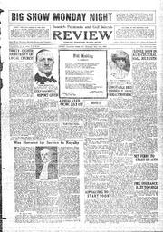 Saanich Peninsula And Gulf Islands Review Thu, June 13, 1929 (Page 1)