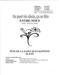   ENTRE NOUS, 2004   , page 1