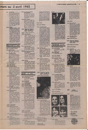 Le Soleil de Colombie, March 26, 1982, page 11
