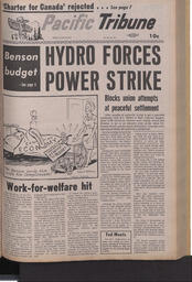   The Pacific Tribune - Friday, June 25, 1971   , page 1