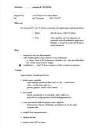 Ablakela CD-ROM Production Notes