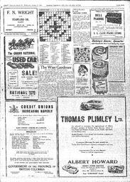 Saanich Peninsula And Gulf Islands Review Wed, January 17, 1951 (Page 9)