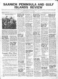 Saanich Peninsula And Gulf Islands Review Wed, August 5, 1942 (Page 1)