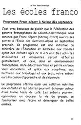   LA VOIX DES KOOTENAYS, 2009   , page 20